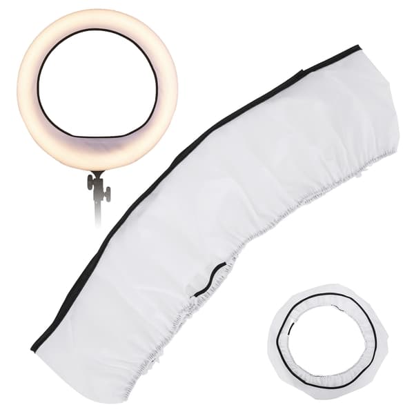LED Ring Light Softbox Diffuser Sammenklappelig Fotografi Video Lys Softbox Diffuser 18in