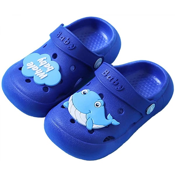 Sandaler Pojkar Flickor Söta Tecknade Barn Tofflor Barnens Tofflor För Sommar ------Blå（29-30）