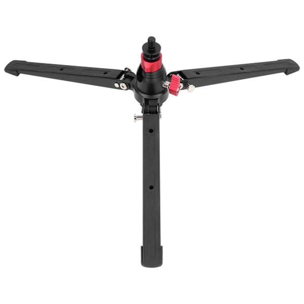 Mini Tripod Desktop Liten Tripod Aluminium Bordstativ Stativ Stativ 3/8 Tums Skruvhål Lastar Upp till 10 kg för DSLR-kamera Monopods