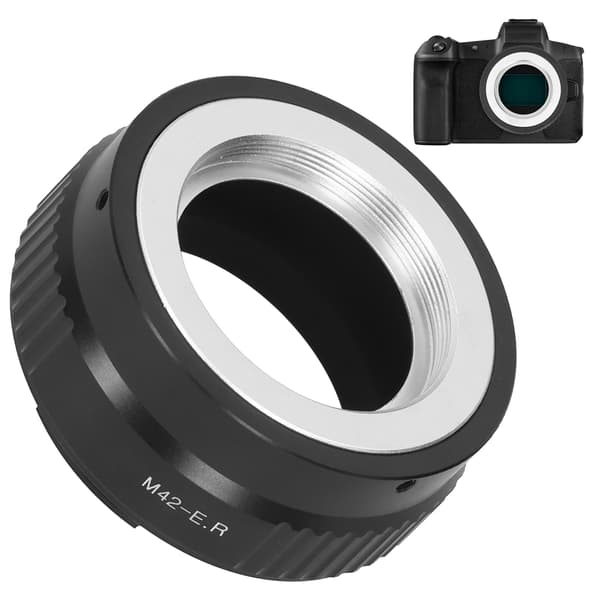 NEWYI M42‑ EOS R objektivadapterring til M42 skruemonteringsobjektiv til Canon RF-kamera
