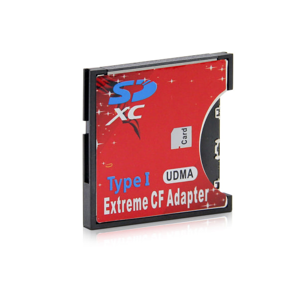 2st SD CF-kortadapter SD-kort till typ I-kortadapter för SLR-kamera