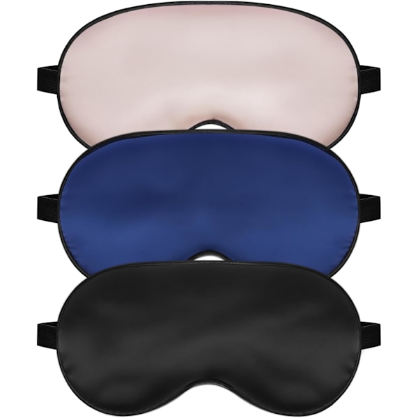 Silk sleep mask with adjustable strap