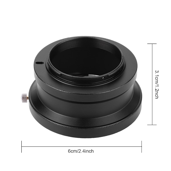 AI M4/3 manuell adapterring för Nikon AI-objektiv för Panasonic/Olympus M4/3-kameror