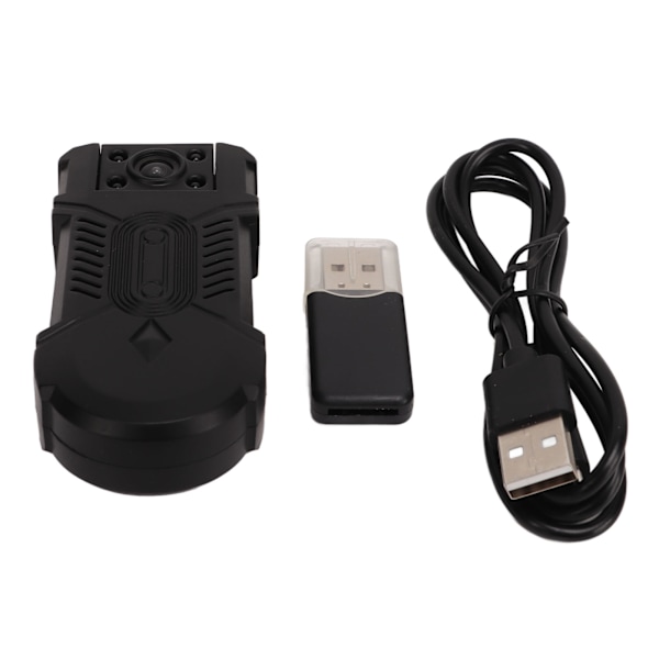 1080P trådlös Wifi kroppskamera smart nattvision 180 graders rotation mini videobandspelare för utomhusfotografering