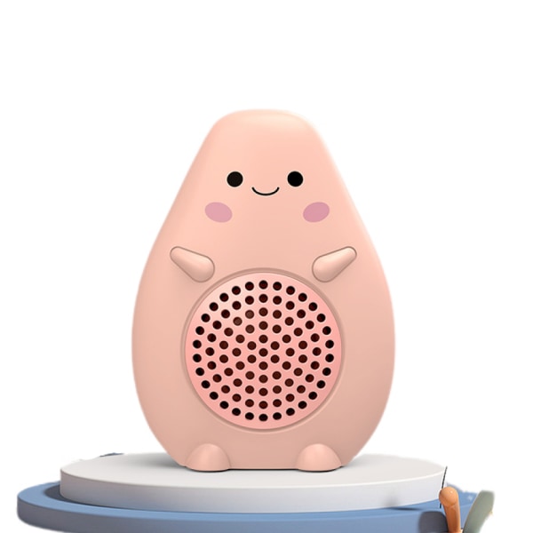 Mini trådlös rosa högtalare, bärbar utomhushögtalare för bas, med rem, stöd för FM-radio, TF-kortuppspelning