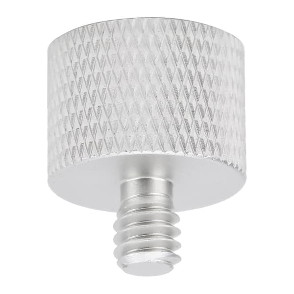 Mikrofonstativadapter 5/8 tommer hun til 1/4 tommer han skruegevindadapter til mikrofonstativmontering Sølv