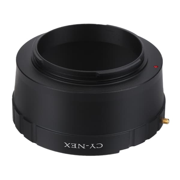 1 stk. holdbar aluminiumslegering CY-linseadapterring til Sony NEX-monteringskameraer