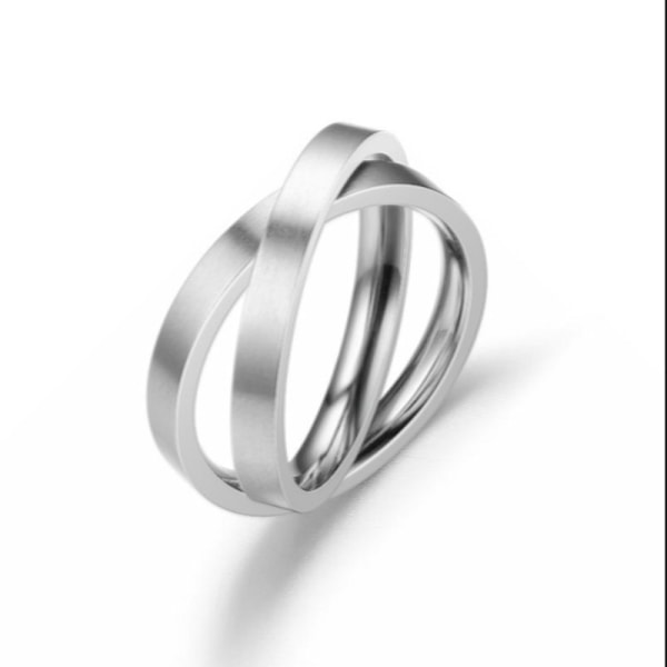 2 stk. Angst Ring til Kvinder Mænds Fidget Ring DIY Rustfrit Stål Udskiftelig Roterende Måne Stjerne Bånd Spinner-Ring -10