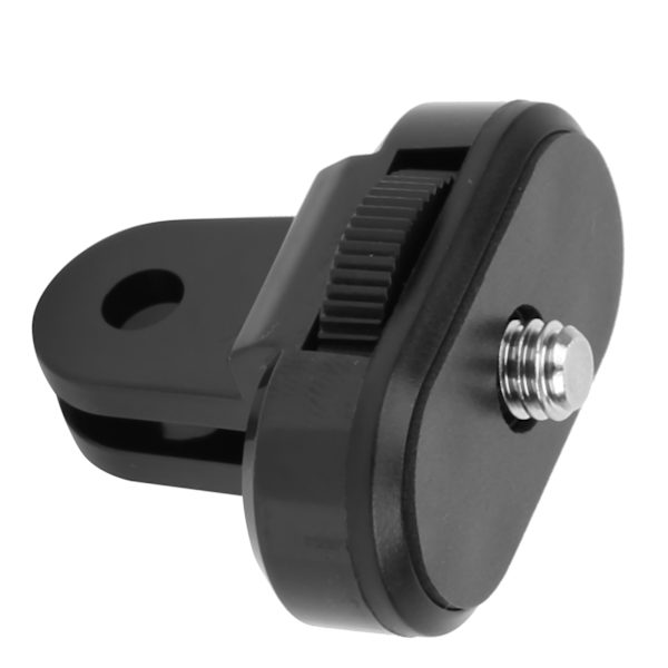 Universal Action Camera 1/4 tums skruvfäste stativ selfiepinne adapter för GoPro