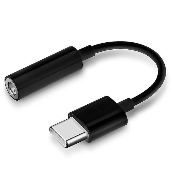 Typ C 3.5-jack hörlurar Audio Aux-kabel USB till 3,5 mm hörlursadapter