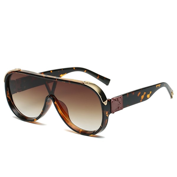 Flat Top Hip Hop Rapper Retro Aviator Solbriller
