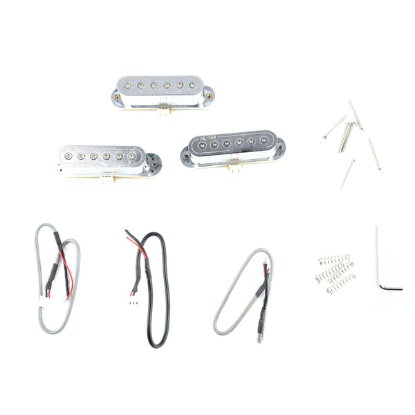 3 st elektriska gitarr pickup 48 50 52mm passiv design single coil låg brus silver gitarr pickup set