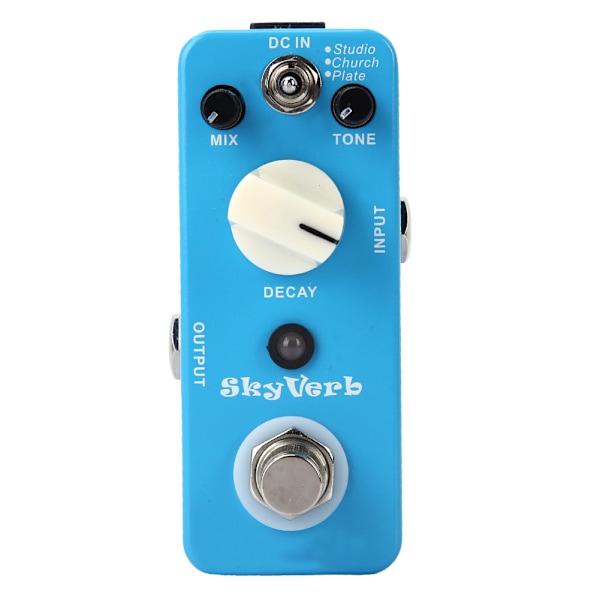 Digital Reverb Pedal True Bypass Switch Gitarr Effekt PedalDigital Reverb Gitarr Effekt Pedal