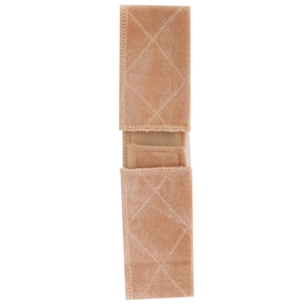 Flexibelt justerbart perukgrepp Sjal Huvudhår Band Peruktillbehör (Beige)