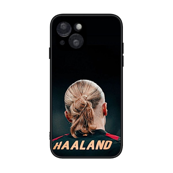 Man City FC Erling Haaland 2022/23 Førstelag Myk Gel-Etui Kompatibelt Med iPhone 12