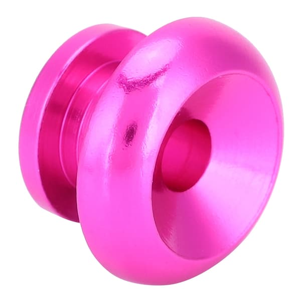 2 st Strap Lock Buckle Endpin för Gitarr Bas Ukulele med Brickor Skruvar (Lila)