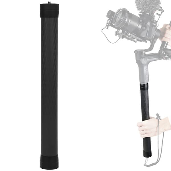 35cm/13,8in Carbonfiber Forlængelsesstang Unipod Tilbehør til Dji Ronin S Stabilisator