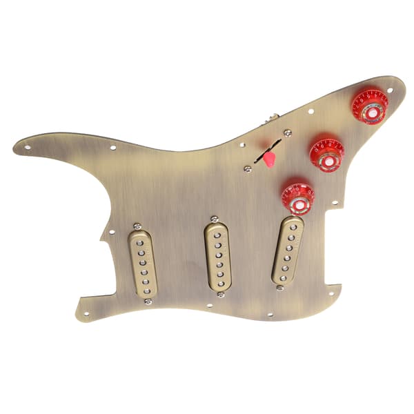 Hållbar SSS ALNICO V Magnet Pickup Loaded Pickguard för ST Style Elektrisk Gitarr