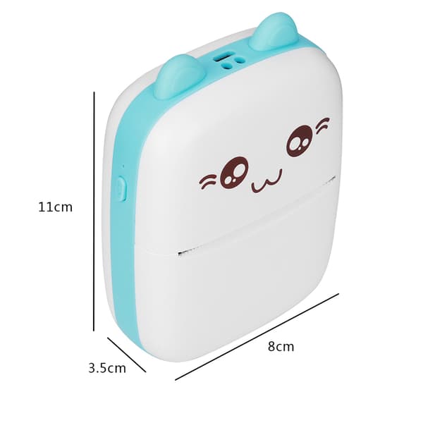 Mini bærbar termofølsom blækfri printer fotopapir lomme 58 mm trådløs Bluetooth til Android til IOS graffiti-kompatibel