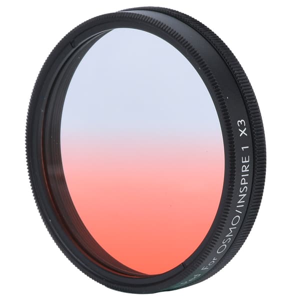 Universal gradueret farve neutral densitet linsefilter til OSMO/INSPIRE1 (gradient rød)