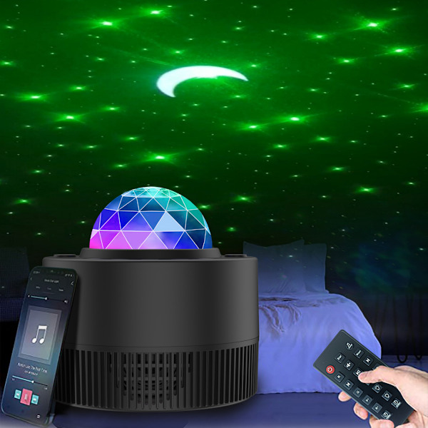 Star Projector Light, LED Night Light, Galaxy Nebula Takprojektorlampa, med fjärrkontroll och timer, för barn och vuxna Sovrumsfest Bästa presenten