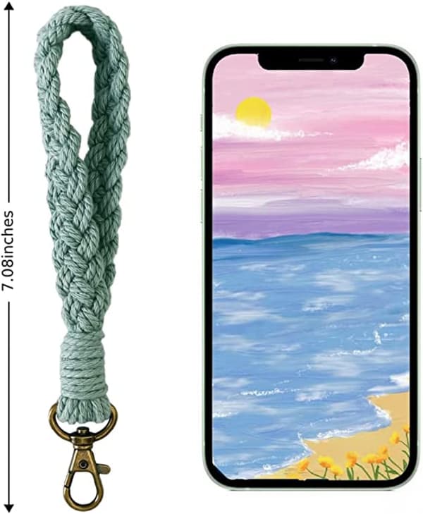 Nøglering håndledsrem nøglering Boho håndledsremme til kvinder nøglering nøglering armbånd nøglering kvinder gaver