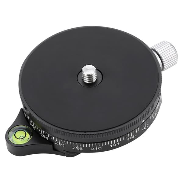 FC-60 360° Disc Tripod Quick Release Plate Panorama Base Head Clamp for DSLR