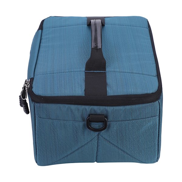 Fordable Protective Insert Partition Handle Camera Lens Bag Case Pouch (Blå)