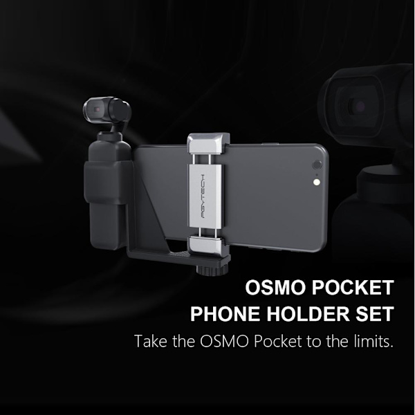 PGYTECH Mini Justerbar Smartphone-hållare Fäste för DJI OSMO Pocket Gimbal