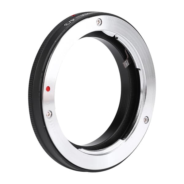 OM-4/3 metallobjektivadapterring for Olympus OM-objektiv til 4/3-fatning kamera E510 E500 E400