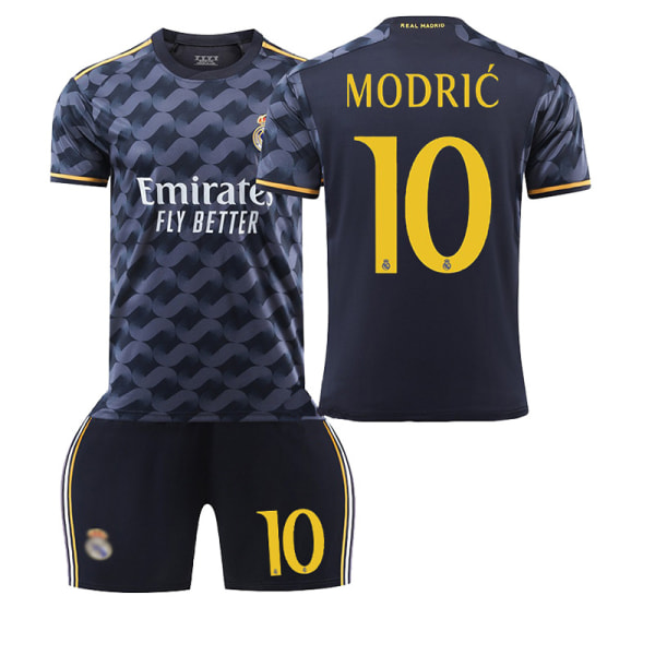 23/24 säsong Real Madrid bortaställ fotbollsdräkt för barn 10 MODRIC 2XL