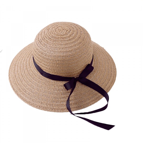 Vuxen mode solhatt fiskarehatt bassänghatt utomhus hinkhatt elegant floppy strandhatt stor brätte damhatt