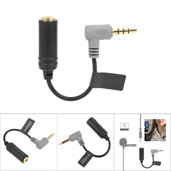 COMICA CVM-SPX TPE til TRS 3,5 mm til TRRS lydadapterkabel til iOS Huawei Samsung Smartphones Tablets PC
