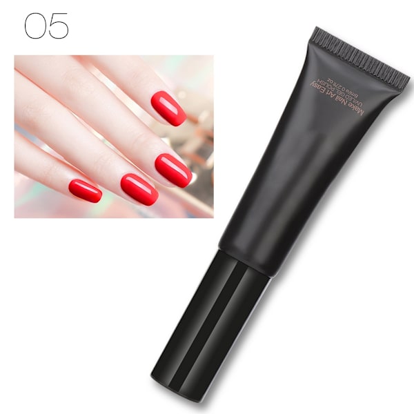 Exquisit neglekunst UV-gel Hurtig farvning Soak Off Gel Polish Manicure Værktøj 8ml (RG05)