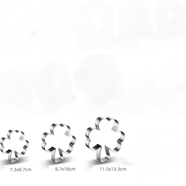 Ann Clark Cookie Cutter Lille Kløver Cookie Cutter Rustfrit Stål Cookie Form