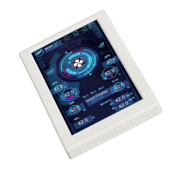3,5 tommers IPS USB PC temperaturdisplay 360 graders roterbar AIDA64 datamaskin CPU-skjerm