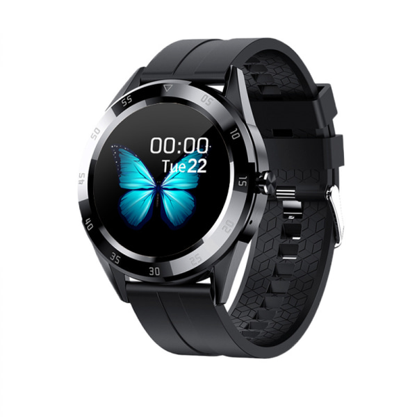 Watch med blodtrycksmätare, aktivitetsmätare med puls/sömn/blodsyremätare 1,54” Full Touch Smartwatch Fitness Tracker Ped