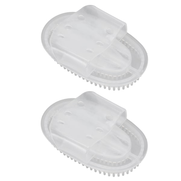 2 stk Meridians Brush Hjemme Beauty Salon Reise Bærbar Utmattelse Lettelses Massasjebørste for Rygg Nakke