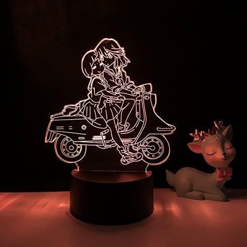 WJ Kill La Kill LED-nattlys for soveromdekor Gave nattlys Anime 3D-lampe Kill La Kill