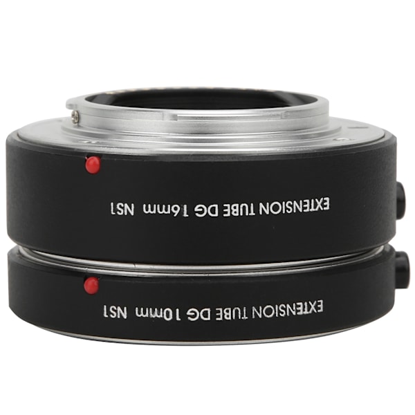 NS1 Autofokus Makroförlängningsrör Adapterring 10mm+16mm för Nikon 1 Mount Kamera