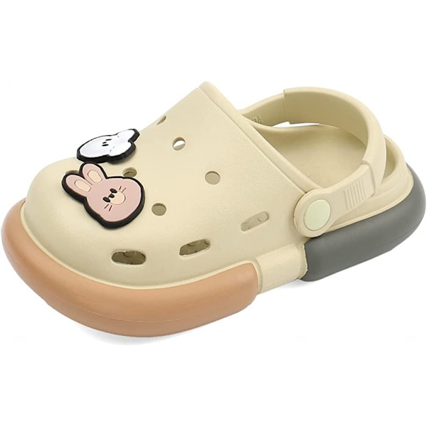 Barn Trädgård Clogs Söta Sommar Slip-On Mules Sandaler för Pojkar Flickor Inomhus Utomhus Strand Promenad Tofflor