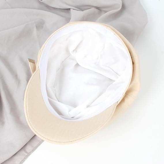 Bomullsblend Newsboy Cap Cabbie Paperboy Painter Visor Hat