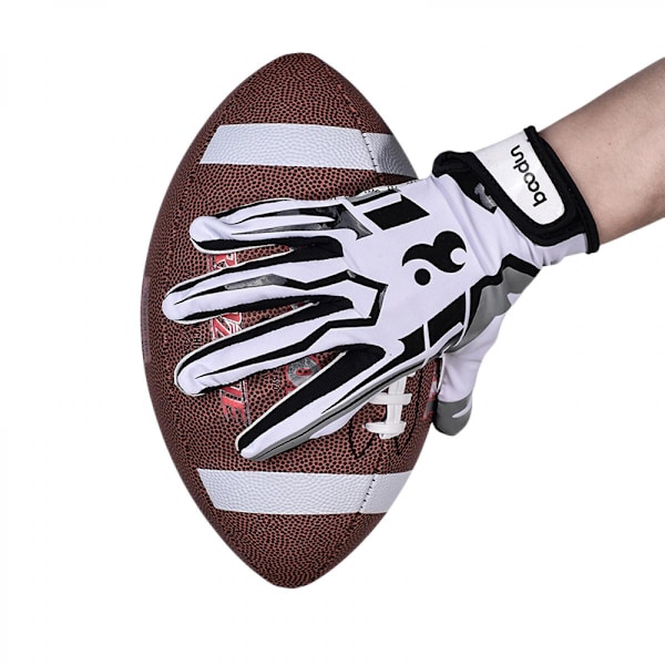 Pro Rugby Gloves Silicone Grip Football Gloves Men Boys (M)