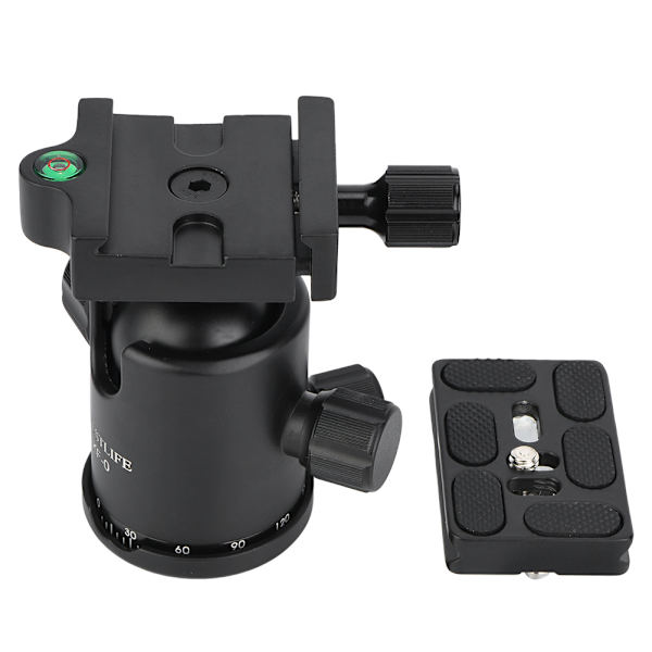 VBESTLIFE Magnalium Mini Tripod Kulledhuvudfäste med Snabbladdningsplatta