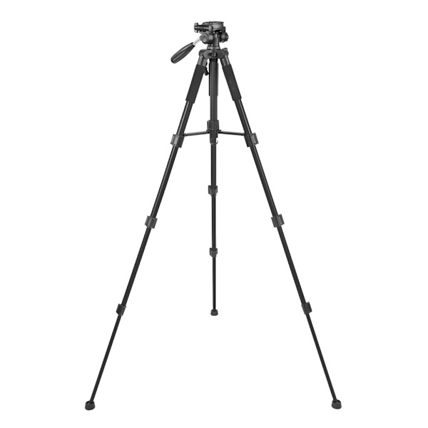 Zomei Q111 hopfällbart stativ i aluminiumlegering med panorering för SLR DSLR digitalkamera (svart)
