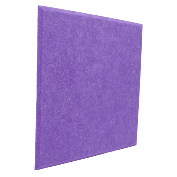 6 stk akustiske absorpsjonspaneler tykkere reduserer etterklang lydisolerende polstring absorber (lilla)