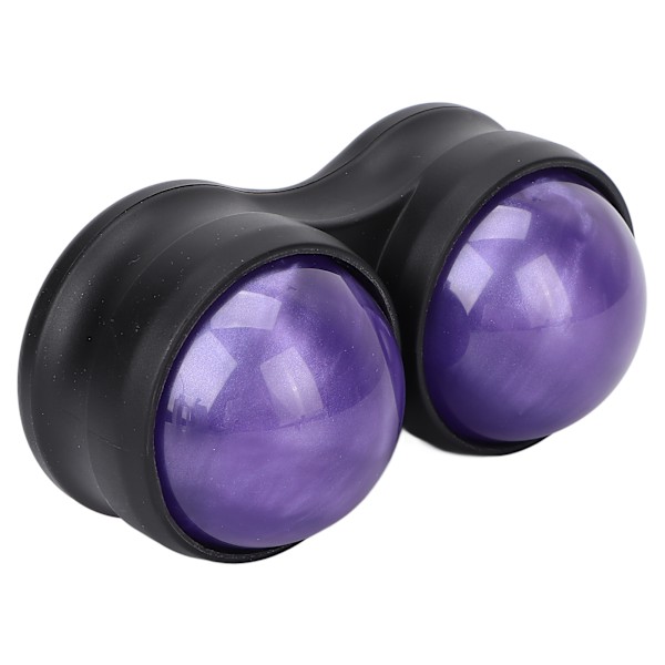 Dubbel massageboll Myofascial djupvävnadsrörlighetsterapikulverktyg för ömma muskelsmärtor Lila