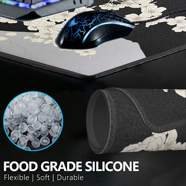 Sakura Gaming Musemåtte, Ultra-høj præcision med perfekt hastighed og kontrol, designet til gamere