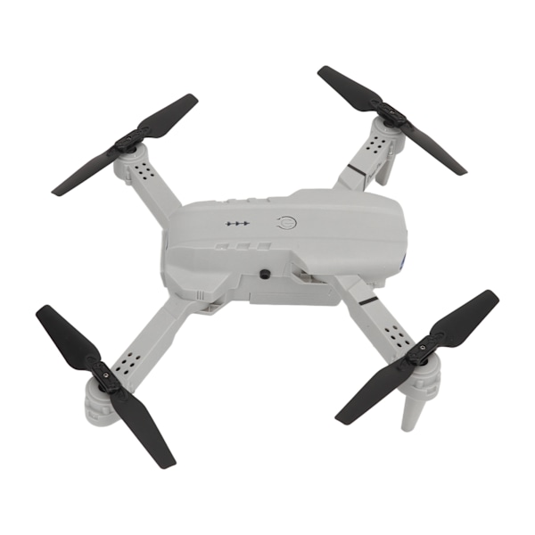 RC Drone 4k Dubbelkamera Quadcopter Wifi Fällbar Fjärrkontroll Quadcopter 3 Vägs Hindrande Undvikande Höjdhåll Leksaker Gåvor för Pojkar Flickor Grå
