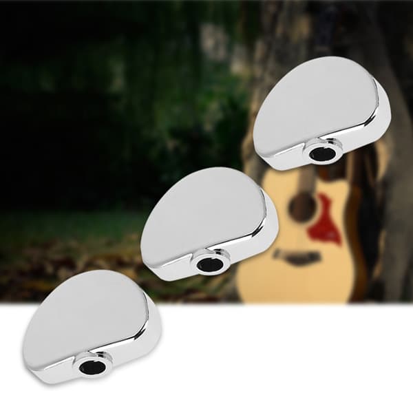 6 stk. Legeringsstemmeskruer i Halvcirkel Form til Elektrisk Guitar Bas
